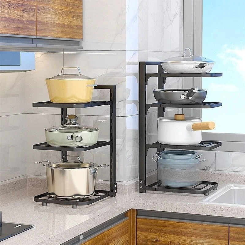 

Kitchen rack, pot rack, multi-layer adjustable