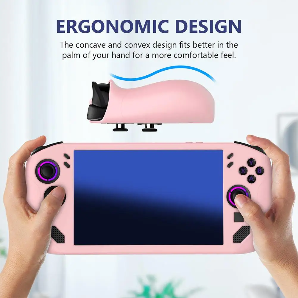 For Legion Go S Game Console Protective Case Ergonomically Protective Fall/anti Shell Sweat Silicone Designed Anti Game U2S2