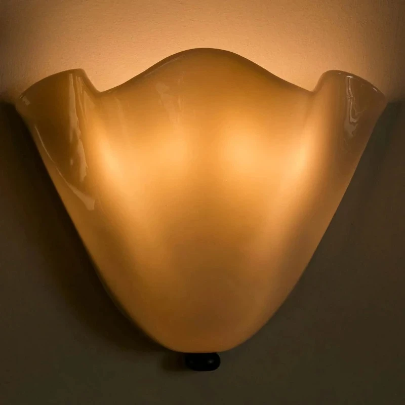 

Светодиодный настенный светильник E14 в стиле ретро Wabi Sabi с цветным стеклом, для декора гостиной и кабинета