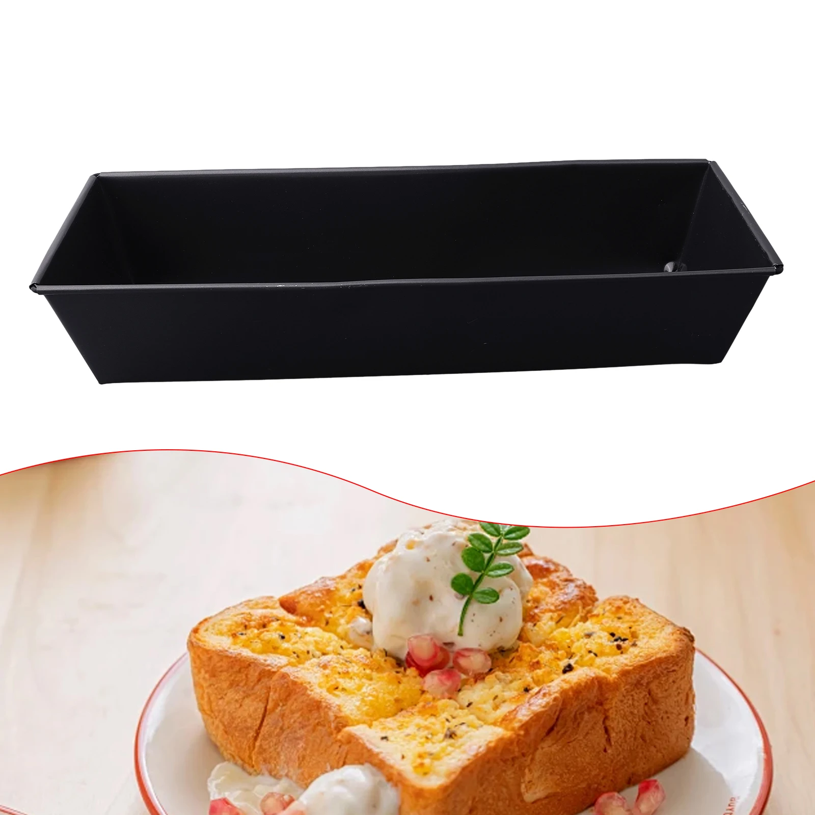 Baking Mold Rectangular Toast Mold Cake Bread Pan Tray Deep Baking Dish Cheesecake Mold Brownie Mold Kitchen Accessories