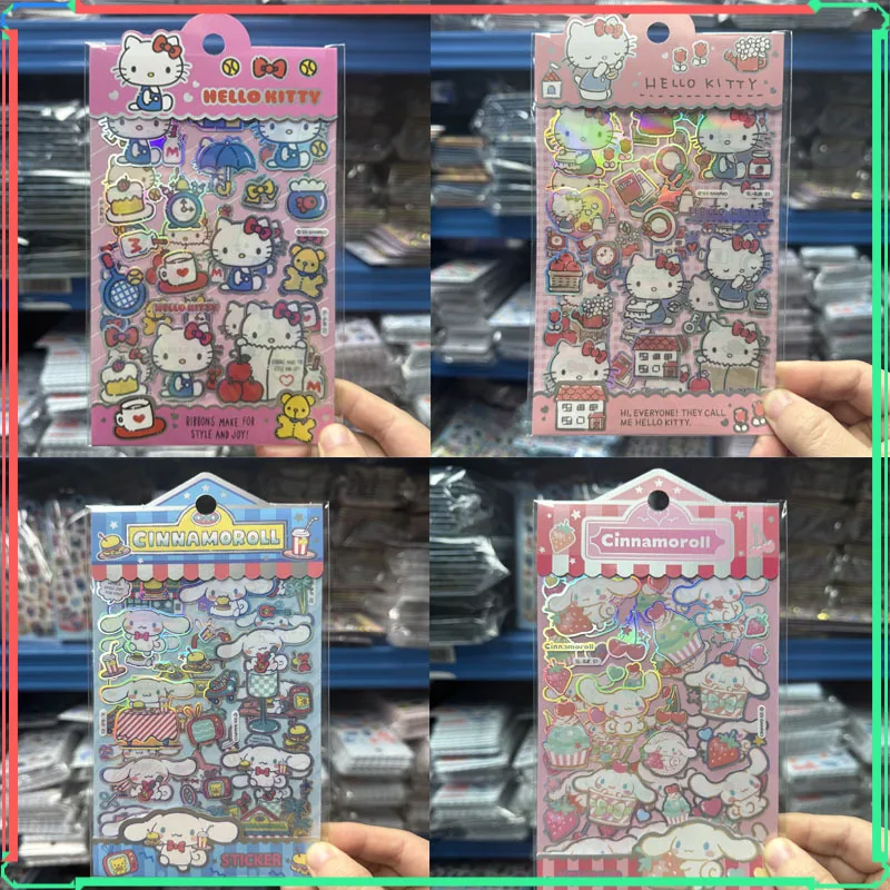 2026 New Kitty Decorative Sticker Cartoon Children'S Reward Handmade Sticker Mobile Phone Album Decoration Sticker Hot Selling