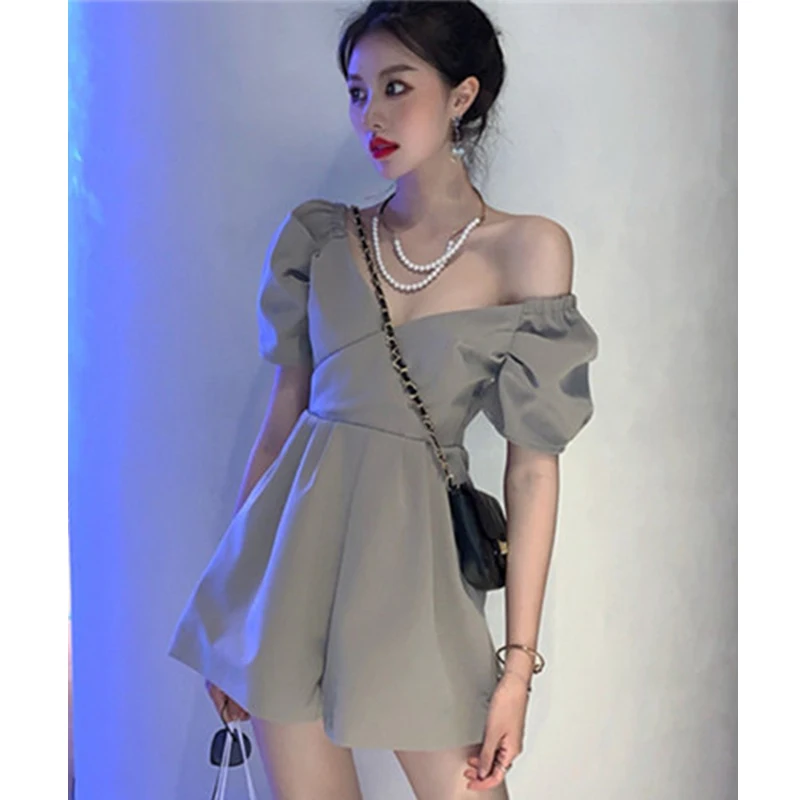 

Дизайнерские летние женские брюки-комбинезон с высокой талией и широкими штанинами, модные, для повседневной носки