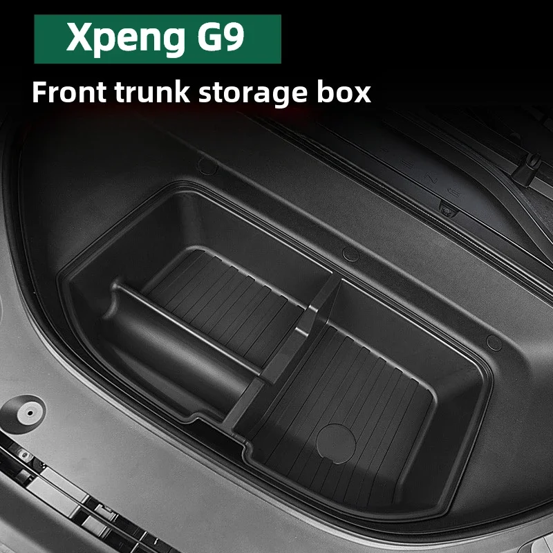 For Xpeng G9 Car Front Trunk Front Storage Compartment Lower Level Xiaopeng G9 Car Storage Modified Accessories