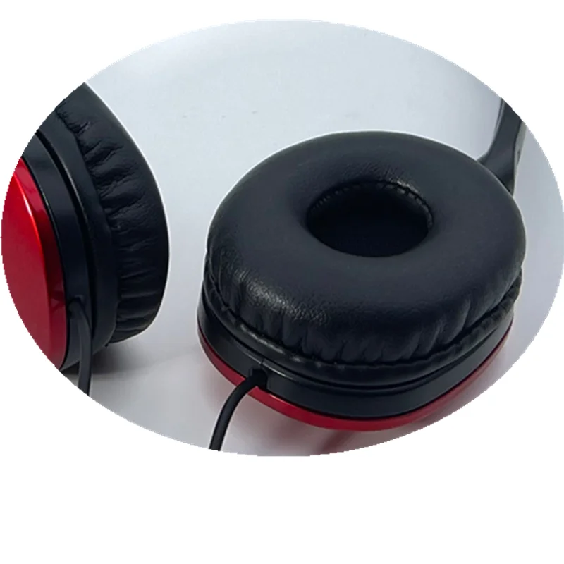 แผ่นรองหูฟังหนังสำหรับ JVC HA-S150 S160หูฟังเปลี่ยนแผ่นรองหูฟังแผ่นรองหูฟังโฟมหมอนหมอนอิงฝาครอบถ้วยสีดำ