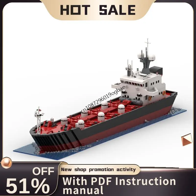 

New 3951Pcs Moc Oil Tanker Ship City Port Modular Model Diy Technology Bricks Diy Creative Ideas Kids Toy Gift Building Blocks
