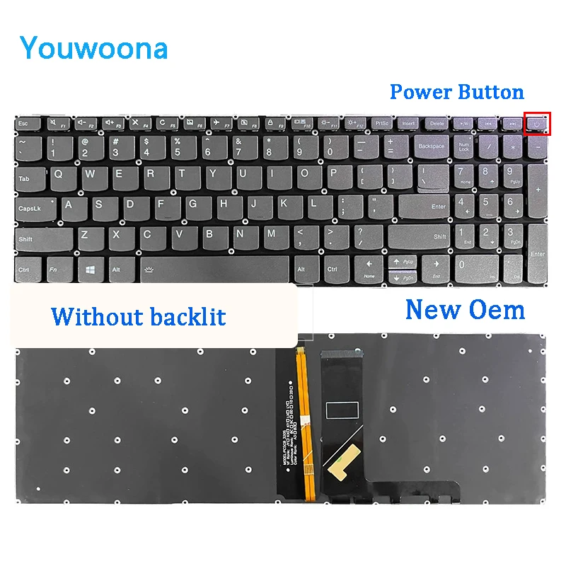 New ORIGINAL Laptop Keyboard For LENOVO IdeaPad L340 340C-15IIL 340C-15API 340C-15IKB