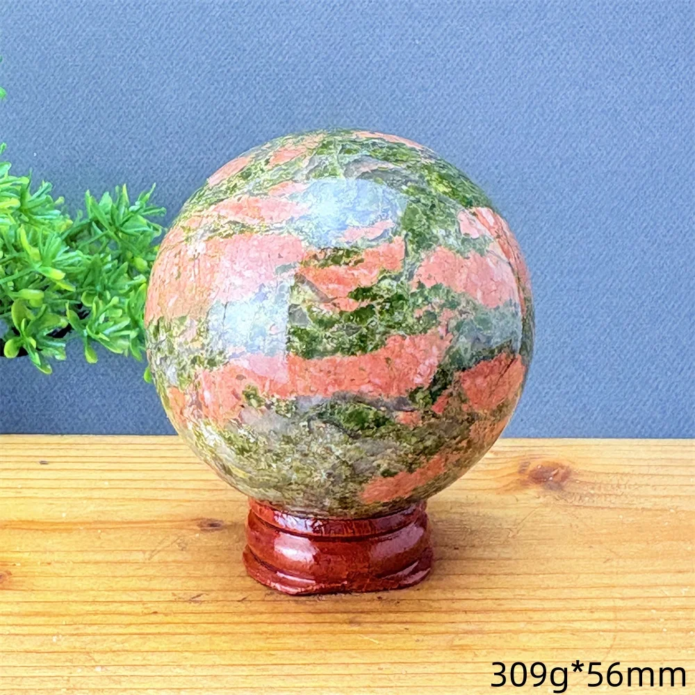 Natural Crystals Unakite Sphere Healing High Quality Ornament Room Decor Gift Ball Mineral Energy