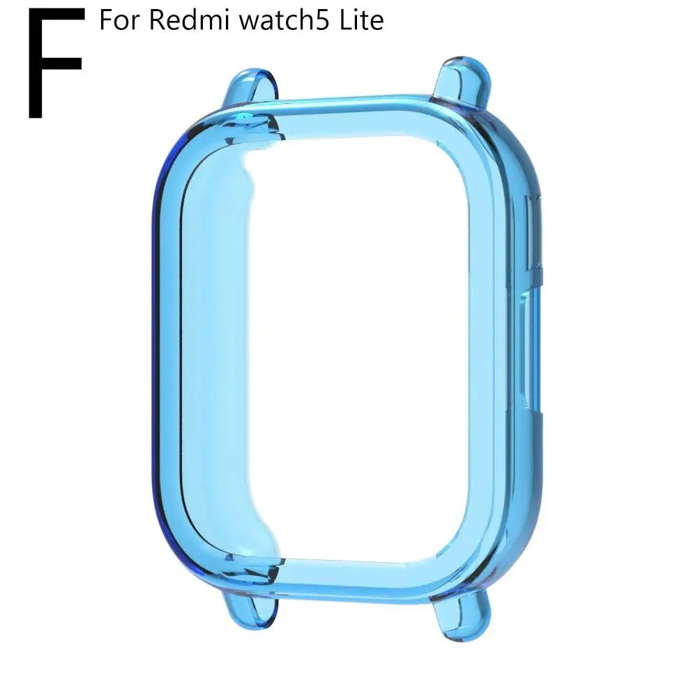 นาฬิกาสําหรับ Redmi Watch5 Active/Watch5 Lite ครึ่งห่อ TPU Anti-DROP Scratch-proof ป้องกันฝุ่นและกันน้ํา L2Y8