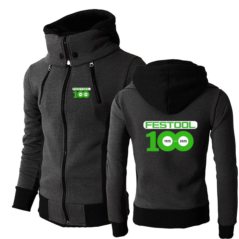 Men's Festool Logo Print High Quality and Durable Practical Fabric Hoodies Spring And Autumn 2026 High-end Luxury Handsome Coat