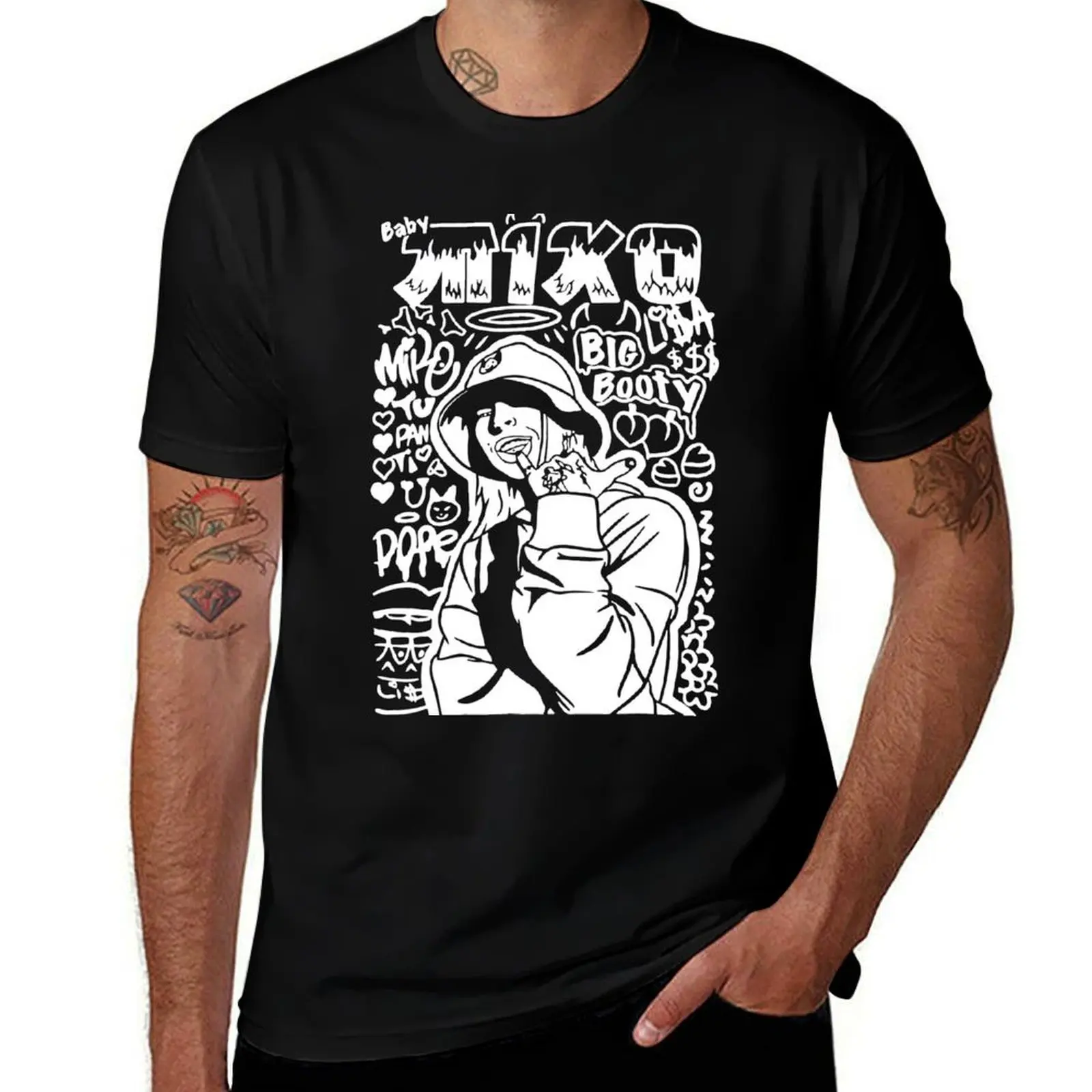 

YOUNG MIKO T-Shirt t shirts for man cotton soft man t shirt summer mens graphic t shirts T-Shirt