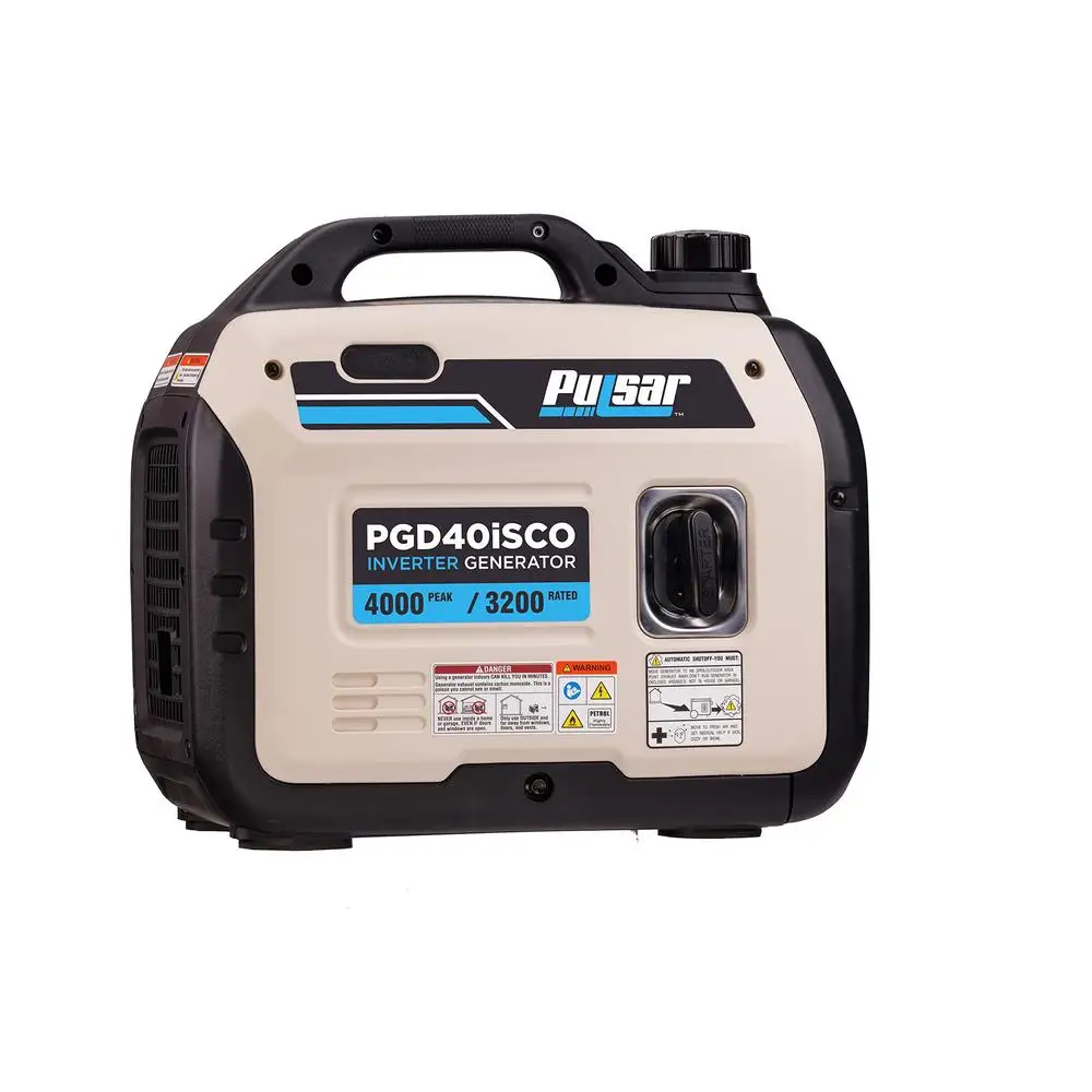 Generatore di inverter di gas ultraleggero da 4000 W 51 libbre Serbatoio da 12 once Tempo di corsa di 4,5 ore RV AC Frigo pronto Silenzioso campeggio residenziale PGD40ISCO