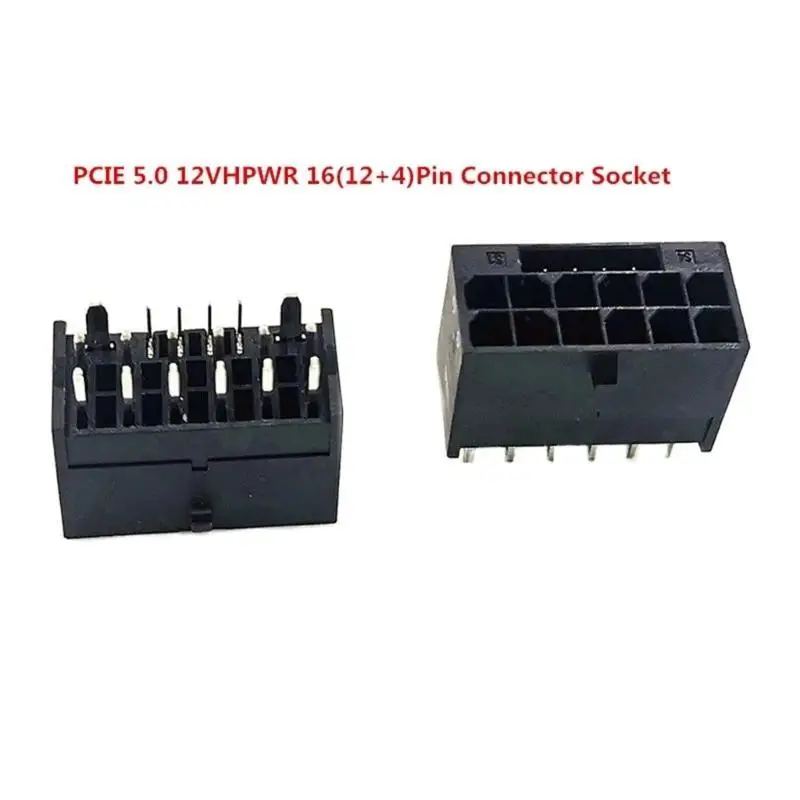 مقبس توصيل أنثى الطاقة PCIExpress لرسومات 3090Ti RTX4080/4090، PCIE 5.0، 12P، 16Pin، 12 + 4P، 12VHPWR #3