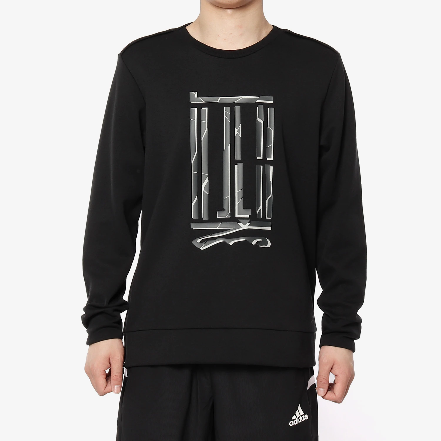 Adidas genuine Wuji series men's round neck casual sports sweatshirt DW4654