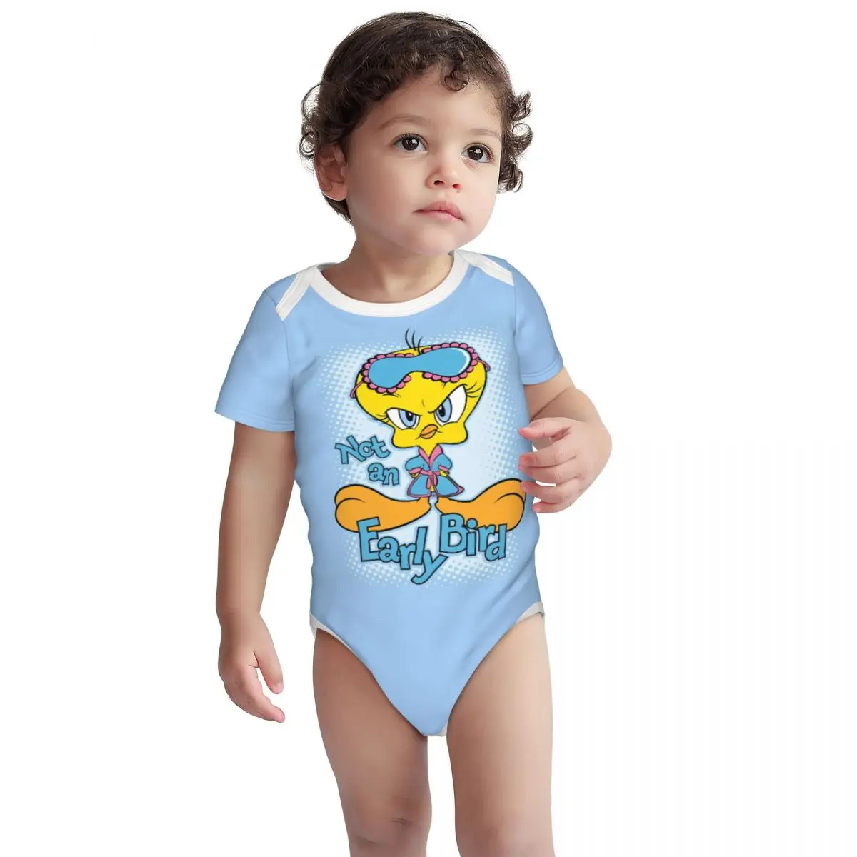 T-tweety Bird Baby Bodysuit Unisex Shirt Cotton Newborn Onesie Boy Girl Undershirt Outfit Baby Romper