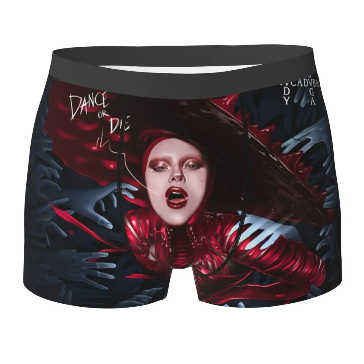 

Lads Gagas Underwear MAYHEM 2025 Printing Boxershorts Trenky Males Panties Elastic Shorts Briefs Birthday Present