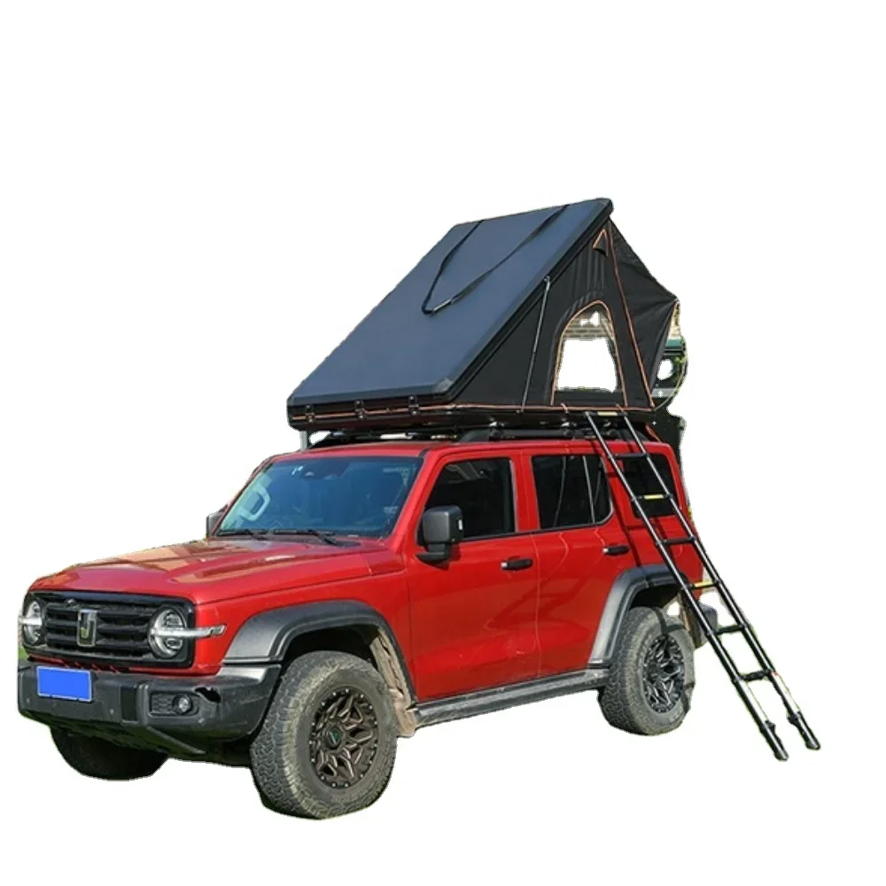 Wildrex Camping Clam Shell Automatic Canvas Aluminum Car Roof Top Tent