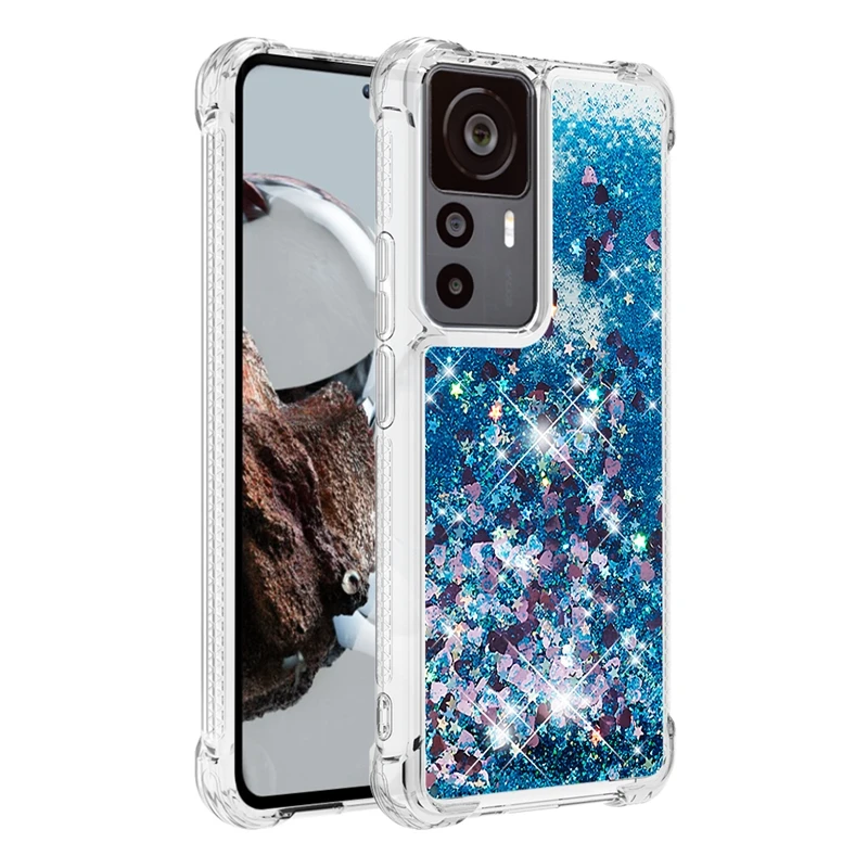 12T Pro Case on For Coque Xiaomi 12T Pro Cover Quicksand Dynamic Liquid Case For Funda Xiomi Xiaomi Mi 12T 12 T Pro Phone Cases