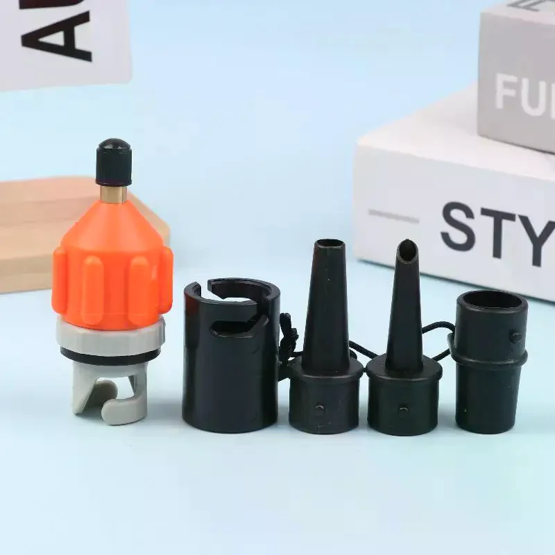 Air Valve Adaptor For SUP Board Inflatable Pump Adapter Paddle Boat Kayak Air Valve Pump Tire Air Connector Combo Kit