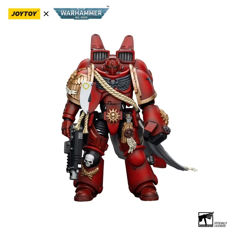 In Stock JOYTOY Warhammer40K 1/18 Action Blood Angels  Captain With Jump Pack figures Toys Gifts Collection view 2