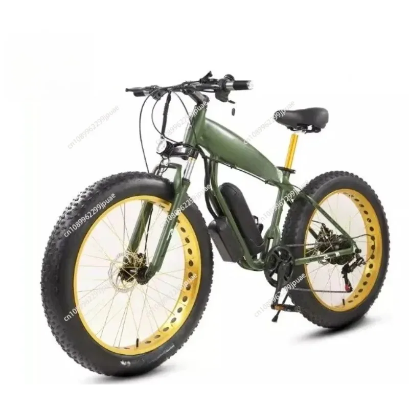 Snow fat tire moped shock-absorbing off-road vehicle Hot-selling overseas popular 26-inch electric mountain bike