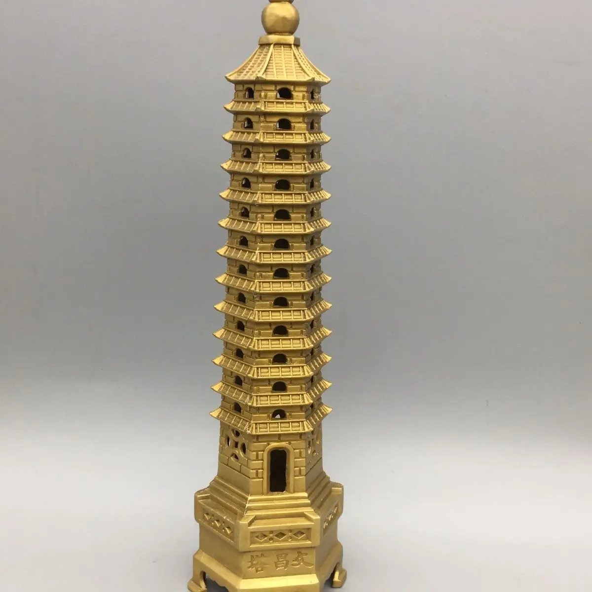 Copper medium Wenchang tower thirteenth floor, exquisite, mellow pulp, perfect shape