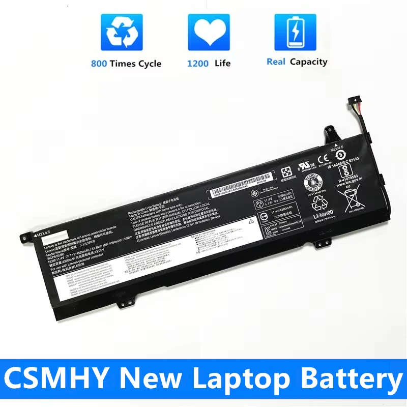 CSMHY NEW  Battery L17L3PE0 L17C3PE0 For Lenovo Yoga 730-15 IKB ISK IWL 11.4V  51.5Wh