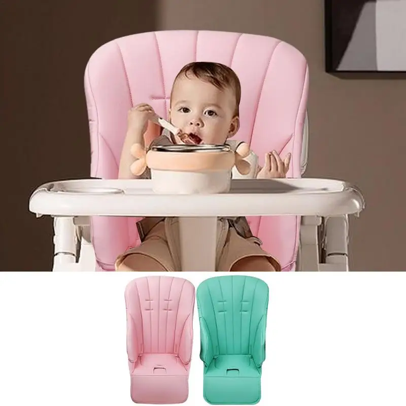 Baby High Chair Cushion Leather Cover for Babycare 8500 Non Slip Padding Seat Replacement Cushion for Toddler Feeding accessory