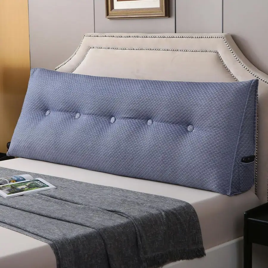 

Подушка изголовья кровати, подушка изголовья King Dorm для сидения, чтения, отдыха, подушка со съемной ва