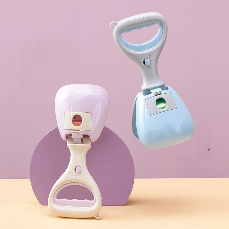 مشبك قطعة أثرية لتجريف القرف الأليف والكلاب الأليفة يخرجًا للمشي على الكلب لالتقاط حقيبة القرف ومشبك المرحاض وأداة التقاط القرف للكلب #3