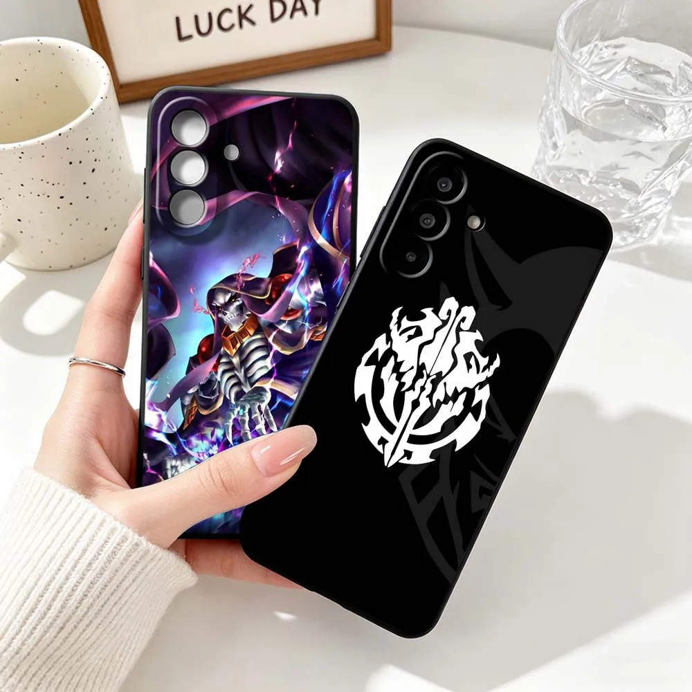 AnimeOverlord  Comics Art For Samsung Note 20 10 A73 A72 A71 A56 A55 A54 A53 A52 A51 A42 A41 A36 A35 A34 Black Phone Case