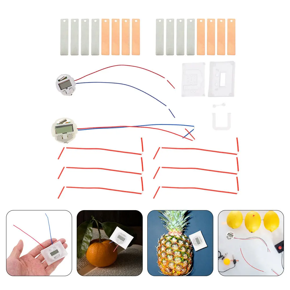 

2 set Diy Fruit Science Kit For Kids Physics Experiment Learning Stem Science Kits For Kids Electricity