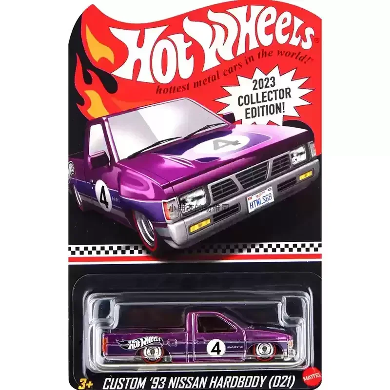 Original Hot Wheels Car CUSTOM 93 Nissan Hardbody Alfa Pontiac Boys Toys 1/64 Diecast Vehicle Metal Model Collector Edition Gift