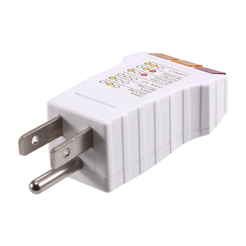 Outlet Tester, Circuit Testers for All Grounding Products, Receptacle Tester for Plug Security Test US Plug-ANKL
