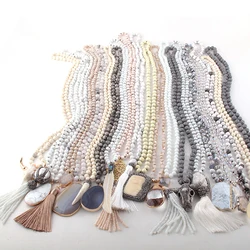 Wholesale Fashion 20pc Mix Color White/Beige/Gray Necklace Handmade Women Jewelry