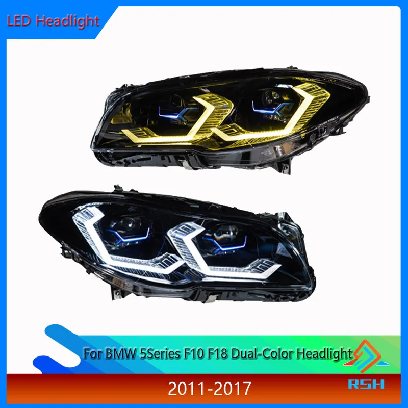 Car Front Light For BMW 5 Series F10 2010-2017 Modified 