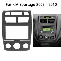 Fascia per autoradio da 9 pollici per KIA Sportage 2005-2010 lettore di pannelli Video Audio Dash 2 Din Frame Kit di montaggio sul cruscotto