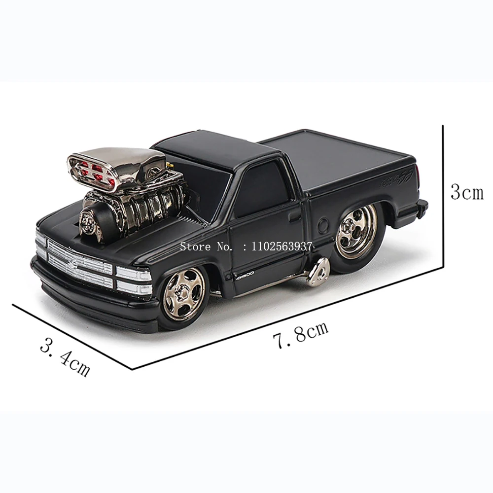 Maisto 1:64 Chevrolet, Porsche, Toyota, Ford Classic American muscle car dark black series car alloy die-casting model gift toy