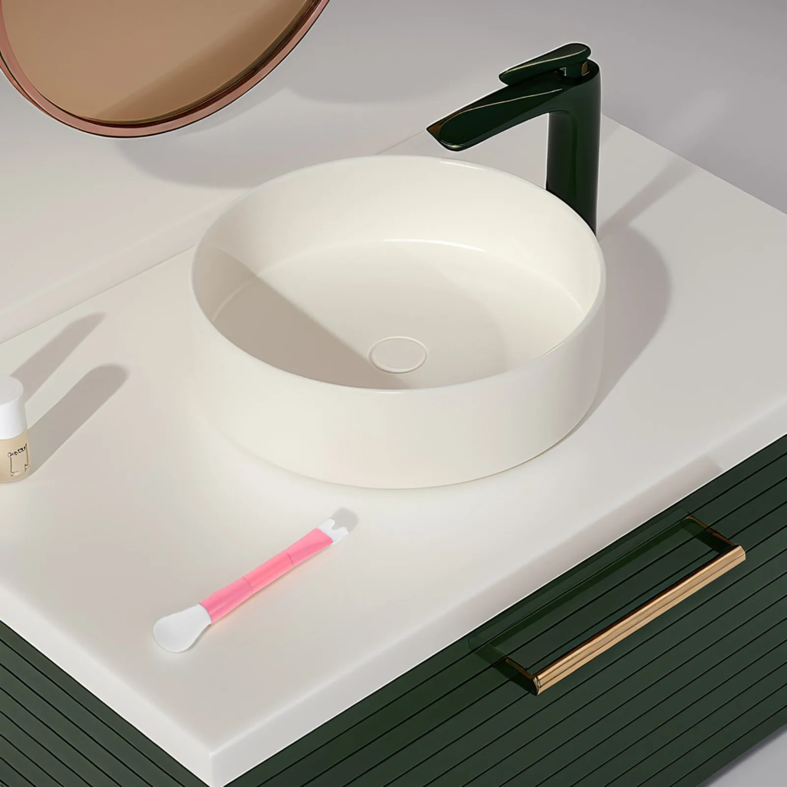 Pincel de contorno de nariz em forma de u, ponta dupla para efeito de ponte alta 3d, pó de contorno facial, aplicação, pincel de maquiagem, nylon macio