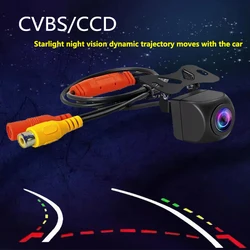 Caméra de recul CCD étanche pour voiture, s'agisse dynamique, yeux de poisson, vision nocturne, barrage, moniteur de stationnement automatique, vidéo HD, angle 170