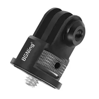 Mini Tripod Mount Aluminum Adapter 360 Swivel Disc Reinforced 1/4\