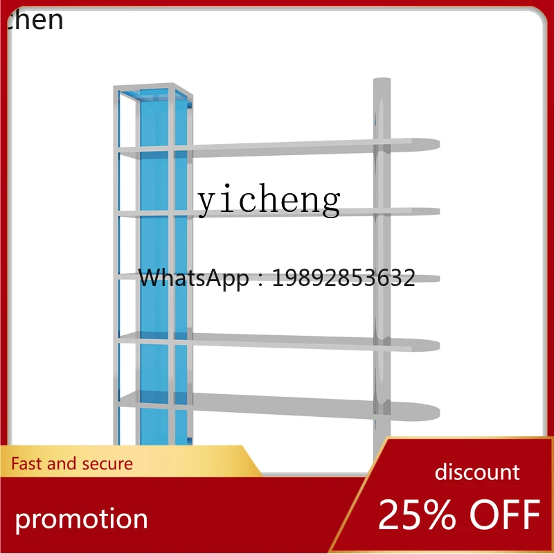 

Стеллаж для хранения косметики YFY, акриловая подставка для обуви и сумок, многоуровневая полка для прямых трансляций