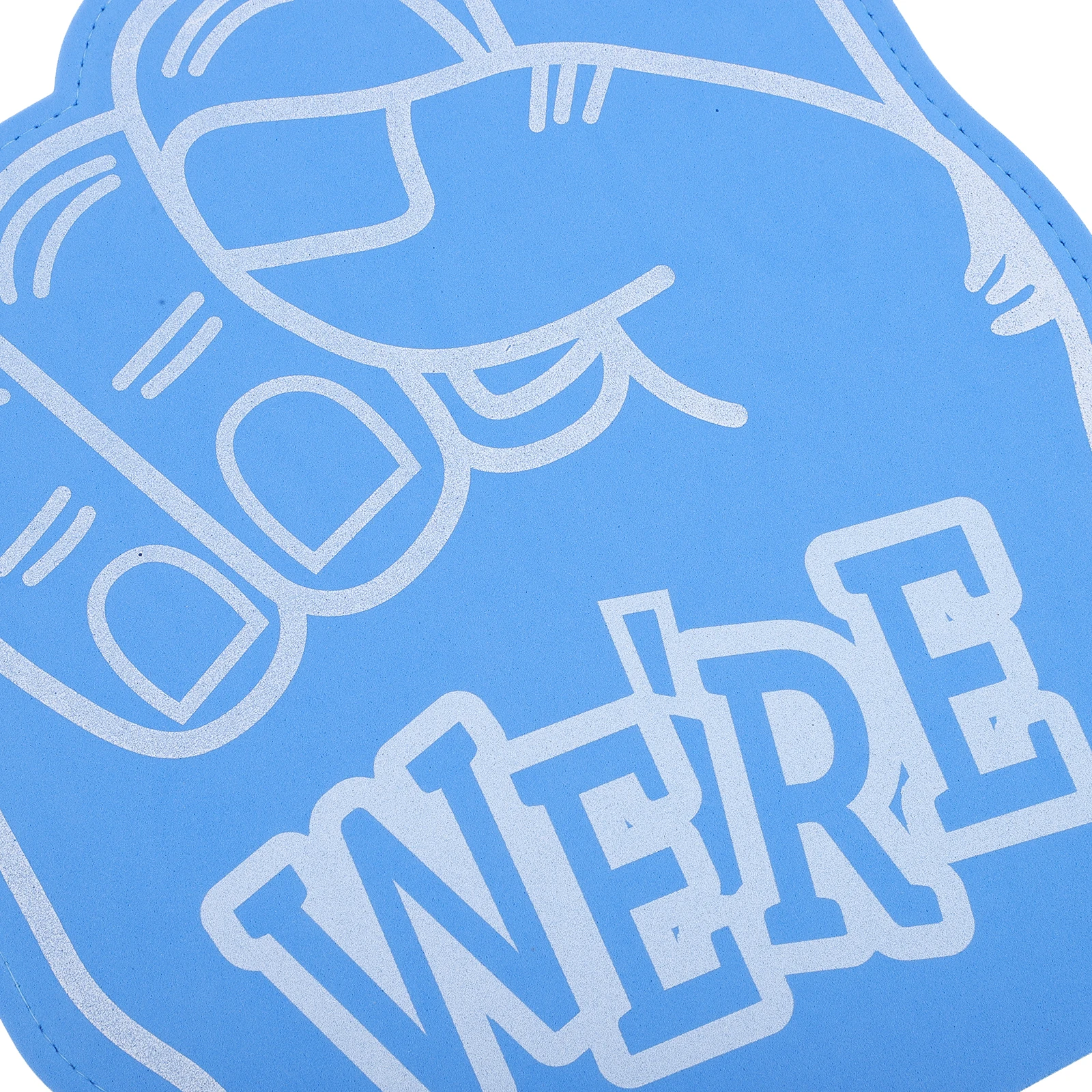 3 Pcs Foam Fingers Blue EVA Sports Party Favors Cheerleading Props Reusable Comfortable Basketball Football Memorabilia