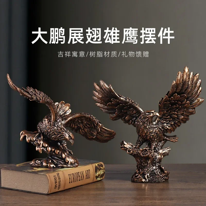 American Home Roc Wings Eagle Decoration Living Room Office Decoration Housewarming Gift Resin Crafts Decoracion Para El Hogar
