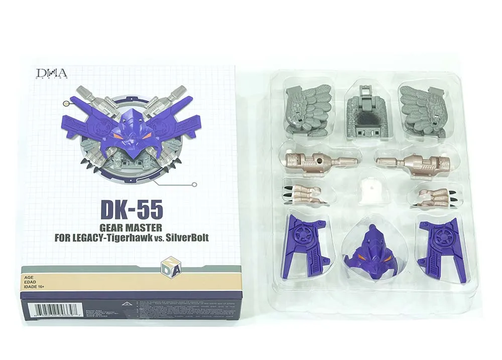 New Transformation Toys Robot DNA Gear Master DK-55 DK55 Upgrade Kits forFor Legacy United Tigerhawk Silverbolt Accessories