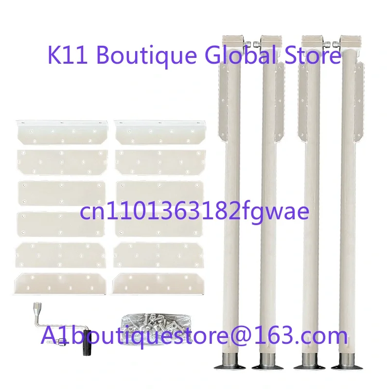 

4 sets of electric manual rear motorhome camper stabilized leg jacks