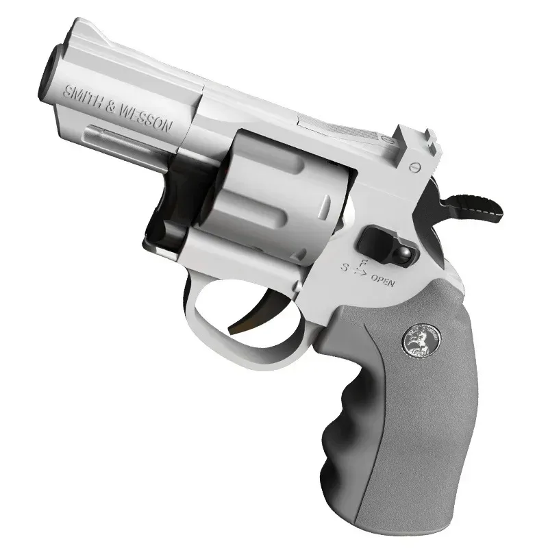 ZP5 357 Revolver Mechanical Continuous Firing Toy Gun Automatic Pistol Soft Dart Bullet CS Outdoor Weapon for Kid Adult