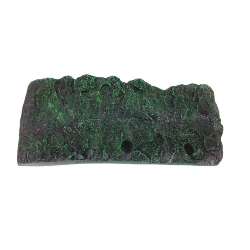 Automatic Rising-lowering Turtle Basking Platform with Suction Cups Resin Turtle Floating Platform Black Green