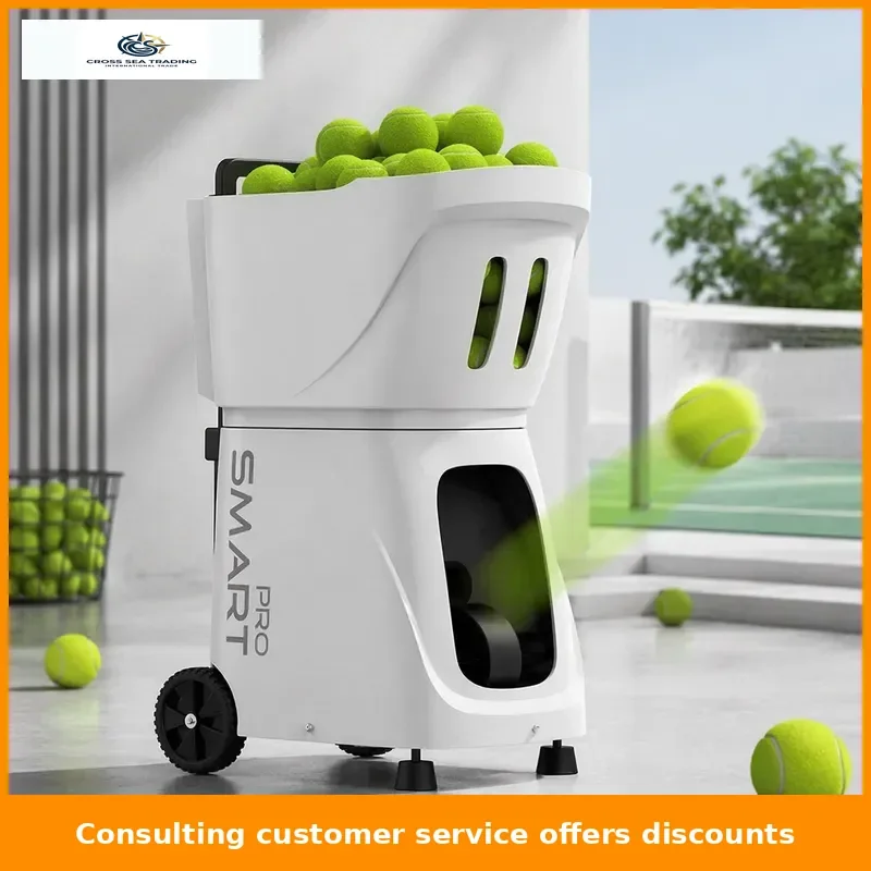 Máquina Lanzapelotas de Tenis AI Coach Pusun, Equipo de Entrenamiento Automático con Control por Aplicación, Máquina de Disparo de Pelotas de Tenis
