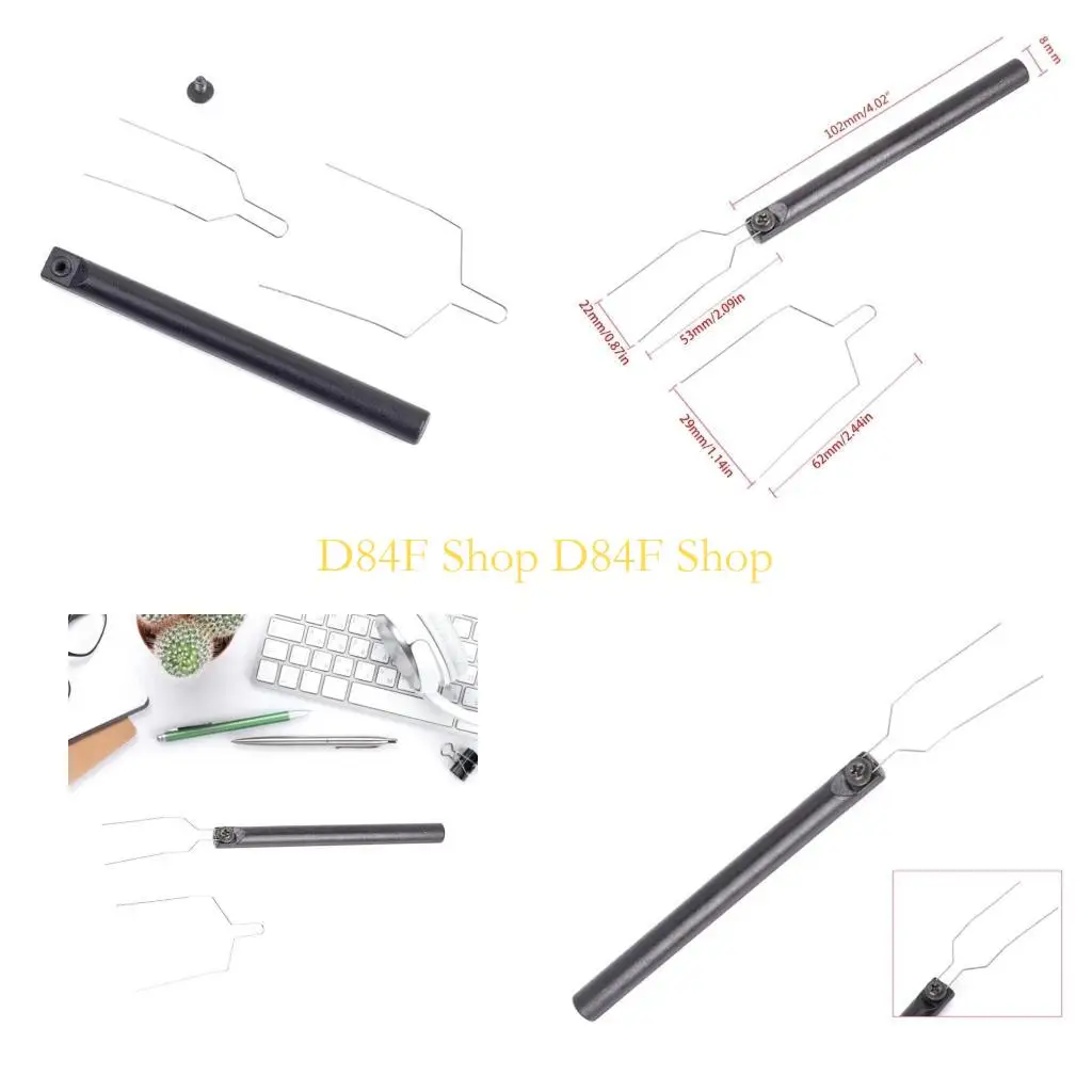 

D84F Эффективный 2 -герк -экстрактор IC Extractor Extractor Grafts и удаляет мелкие детали, идеально подходящие для инструмента