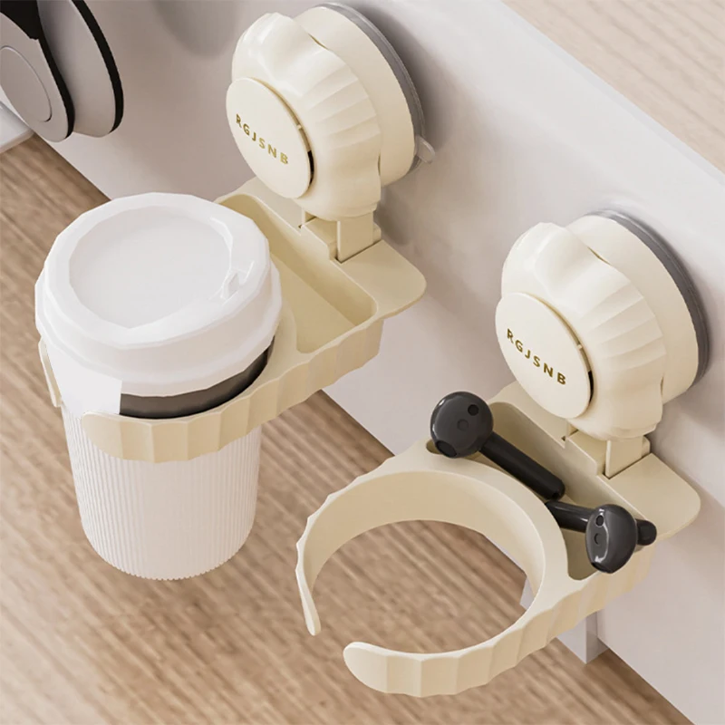 Saugnapf Tasse Halter Tragbare Anti Spitze Befestigungs Clip Für Nacht Schreibtisch Auto Multifunktions Getränk Getränke Halterung